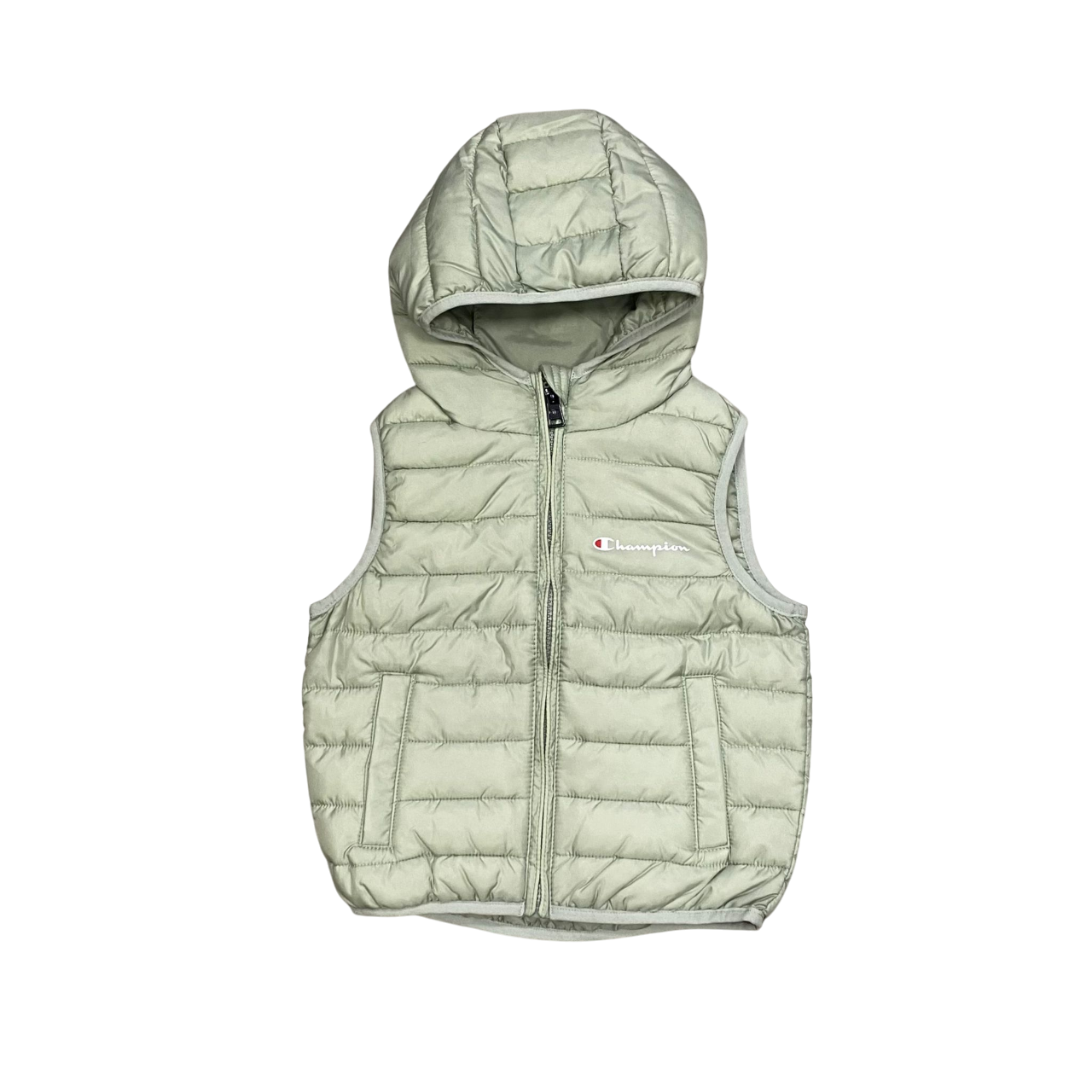 Champion giubbino smanicato junior con cappuccio 307134_GS129 salvia