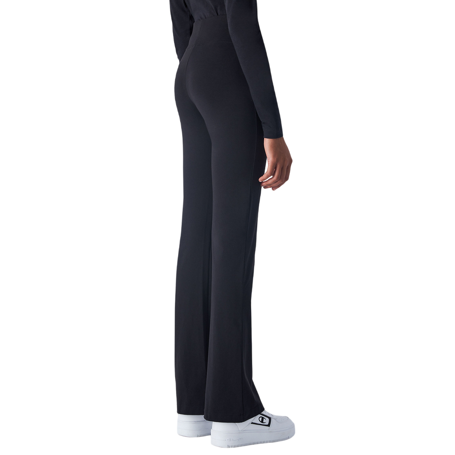 Champion pantalone sportivo da donna Flare Leggings svasato 117559 KK001 nero 2