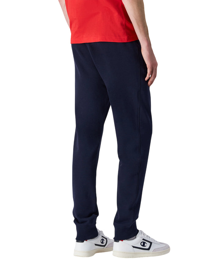 Champion pantalone sportivo da uomo con polsino alla caviglia 220804 BS501 blu - RETRO 