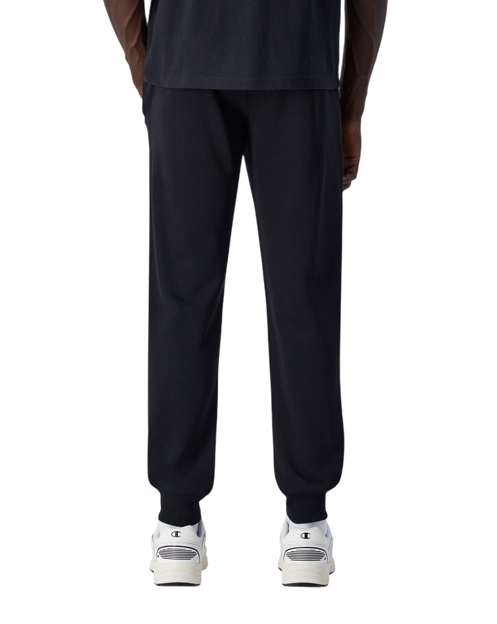 Champion pantalone sportivo da uomo con polsino alla caviglia 220804 KK001 nero - RETRO