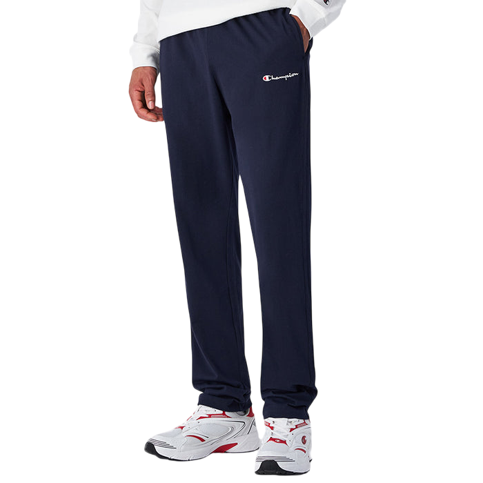Champion pantalone sportivo da uomo in cotone jersey 220305 BS501 blu