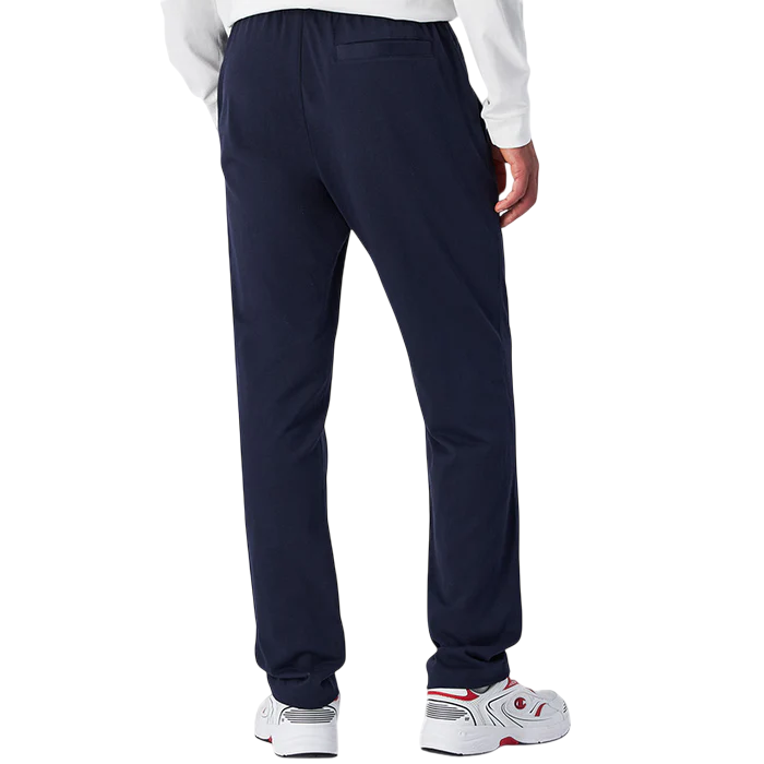 Champion pantalone sportivo da uomo in cotone jersey 220305 BS501 blu1