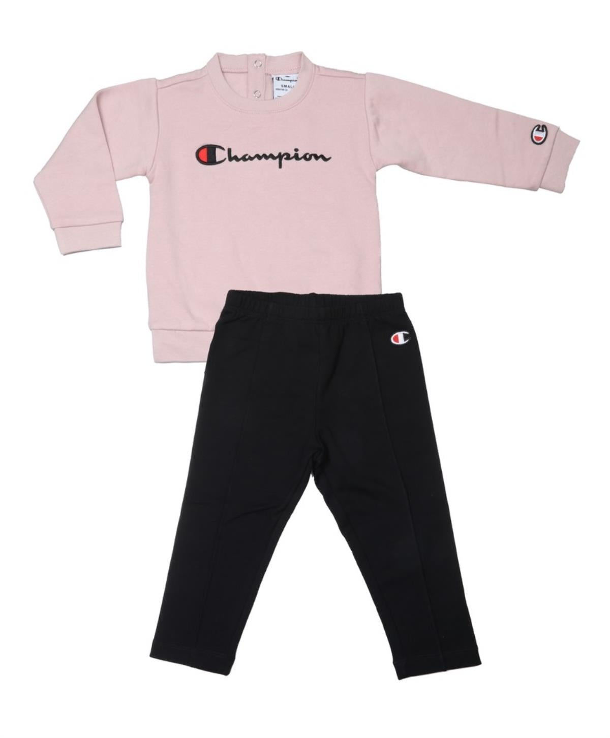 Champion tuta da infant 404801 PS124 rosa-nero