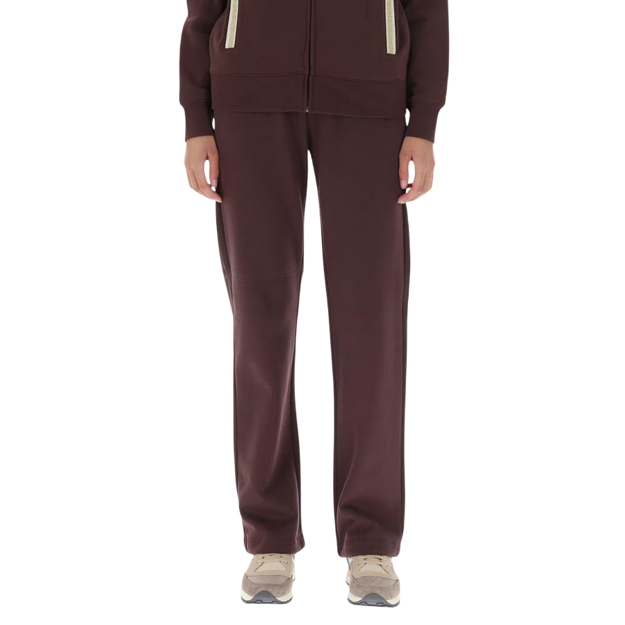 Champion tuta sportiva da Donna 118290 MS571 marrone con logo dorato e tasca dotata di applicazione - Eleganza e comfort sportivo - pantalone