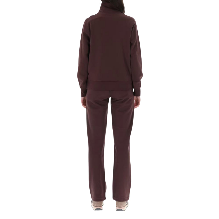 Champion tuta sportiva da Donna 118290 MS571 marrone con logo dorato e tasca dotata di applicazione - Eleganza e comfort sportivo - retro