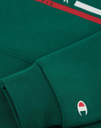 Champion felpa con cappuccio da ragazzo 306837 GS502 verde