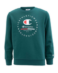 Champion felpa girocollo da bambino 306838 GS502 verde