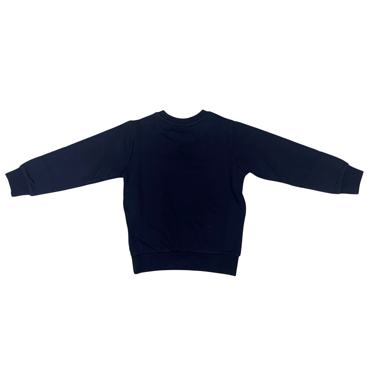 Champion felpa girocollo da junior in cotone garzato con logo ricamato 307030 BS501 blu