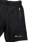 Champion pantaloncino sportivo da uomo in cotone con tasche con cerniera 219929 KK001 nero