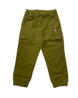 Champion pantalone sportivo Cargo con elastico e tasconi da ragazzo 306767 GS573 verde oliva