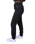 Champion pantalone sportivo da donna con polsino 118095 KK001 nero