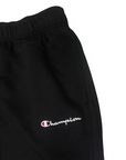 Champion pantalone sportivo da uomo  con orlo diritto in cotone leggero 220302 KK001 nero