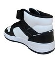 Champion scarpa sneakers da ragazzo con laccio e velcro S32413-WW019 bianco-nero