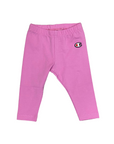 Champion tuta da bambina con cappuccio e pantalone aderente 404974 WL001 bianco-rosa