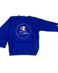 Champion tuta da bambino con felpa girocollo 306847 BS008 blu chiaro-blu