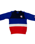 Champion tuta da bambino girocollo 306789 BS003 blu-rosso