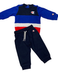 Champion tuta da bambino girocollo 306789 BS003 blu-rosso