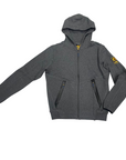 Ciesse felpa con cappuccio e cerniera intera da uomo 186comf00272 grigio