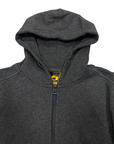 Ciesse felpa con cappuccio e cerniera intera da uomo 186comf00272 grigio