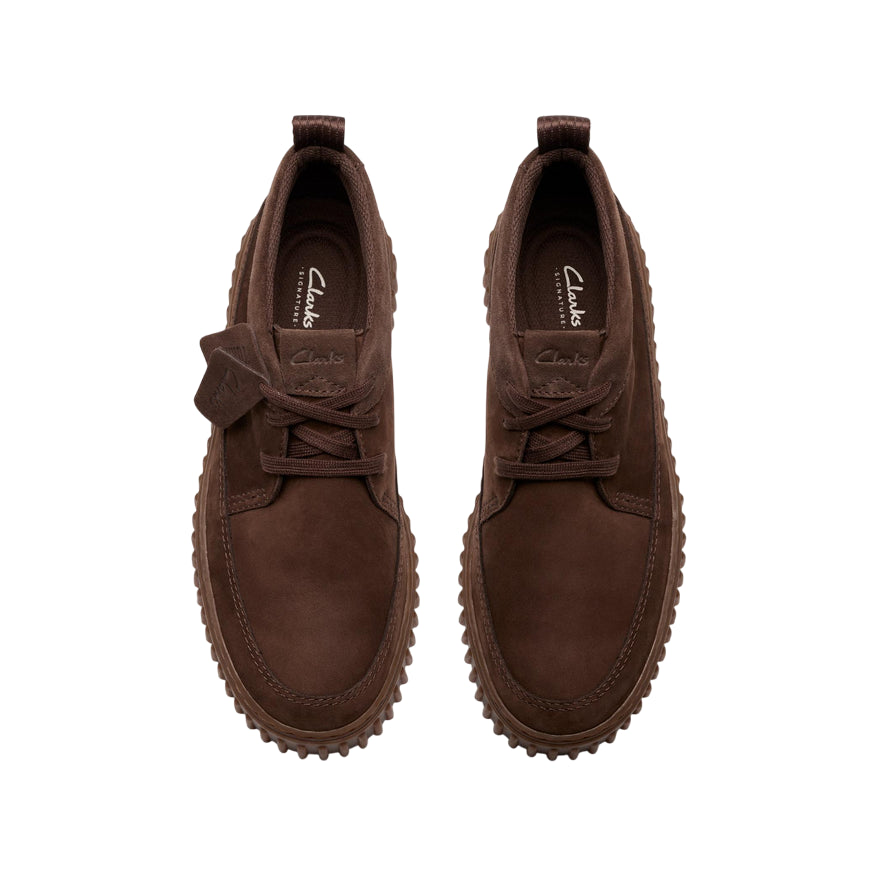 Clarks Torhill Lace Hi 26184694 7 Marrone Scuro- dall&#39;alto