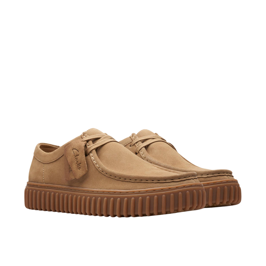 Clarks Torhill Lo 26173471 7 Camoscio Sabbia Scuro - 3/4