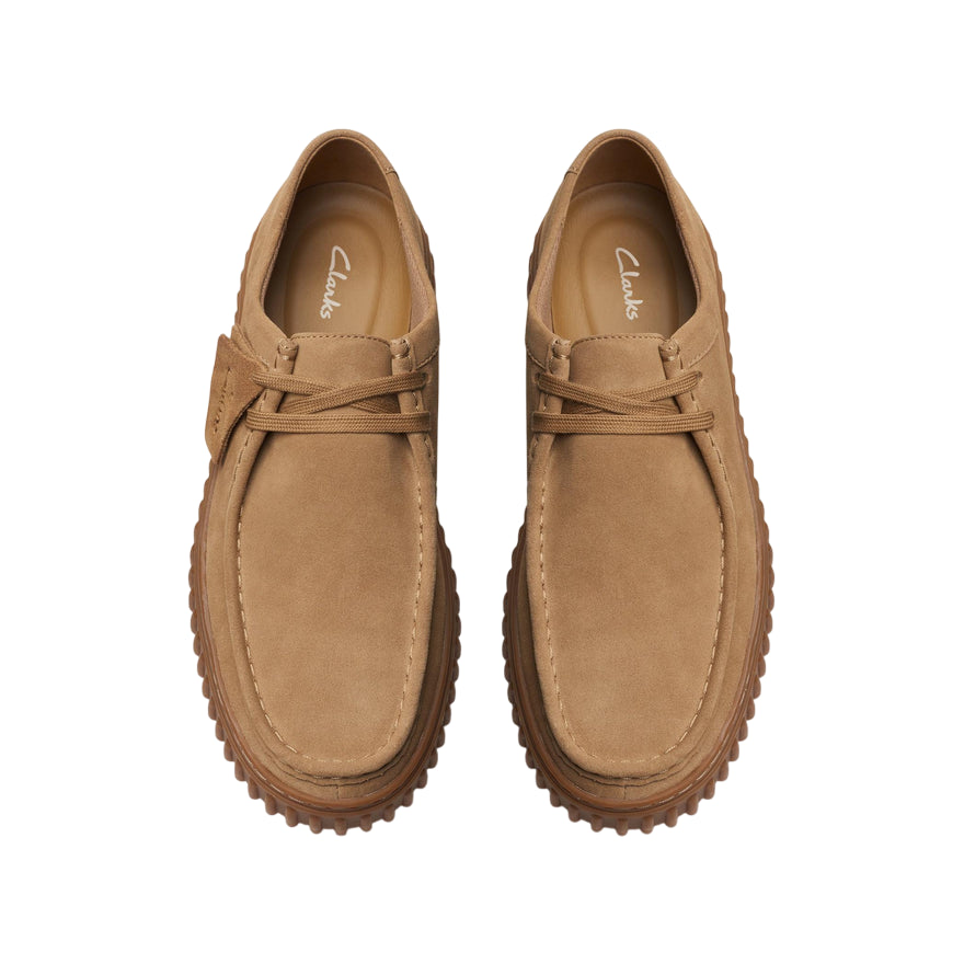 Clarks Torhill Lo 26173471 7 Camoscio Sabbia Scuro - dall&#39;alto