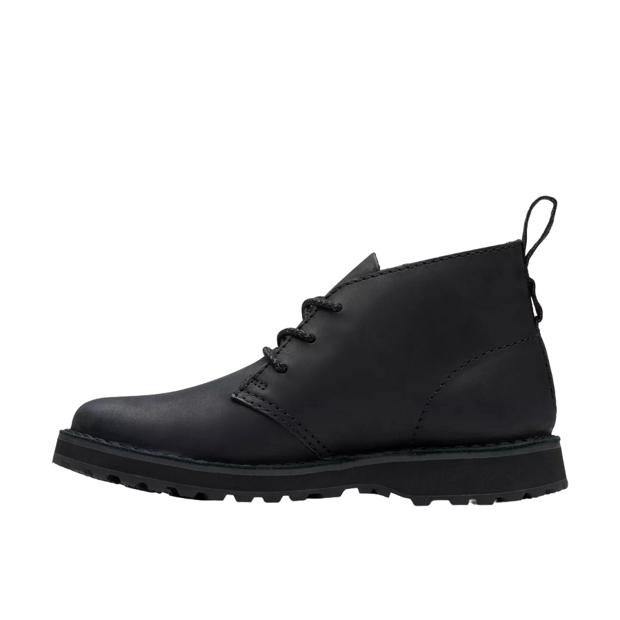 Clarks stivaletto Polacchino da uomo in pelle Solsbury DB 179716 nero vista interna
