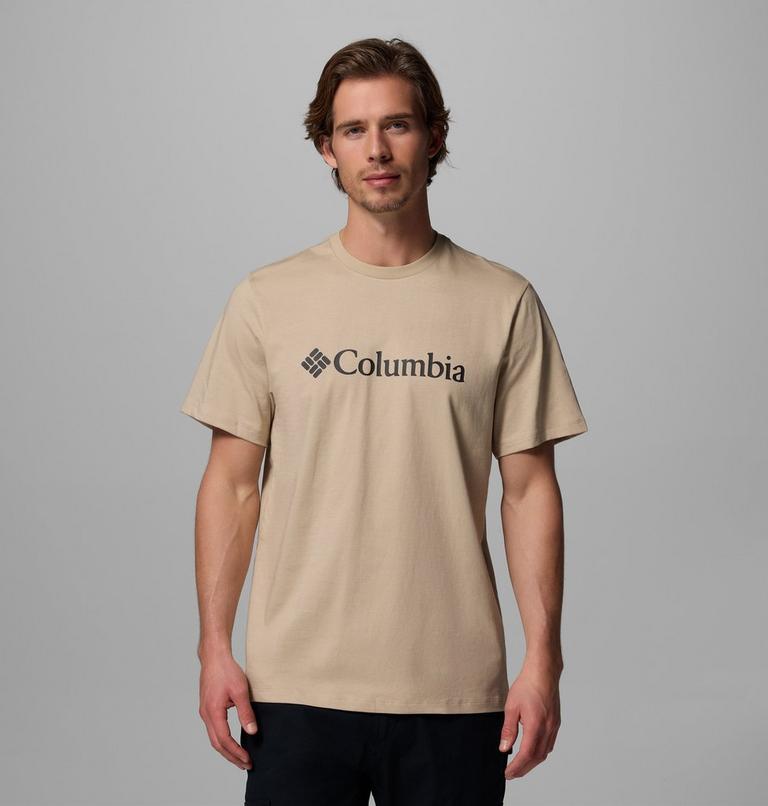 Columbia T-shirt in cotone biologico CSC Basic Logo da uomo 2155001271 beige