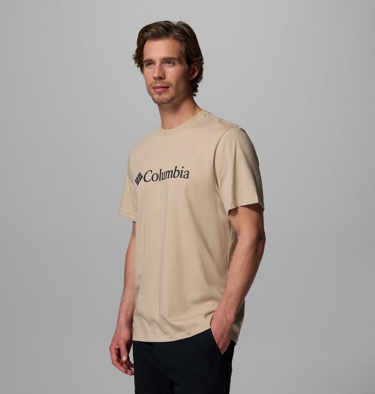 Columbia T-shirt in cotone biologico CSC Basic Logo da uomo 2155001271 beige