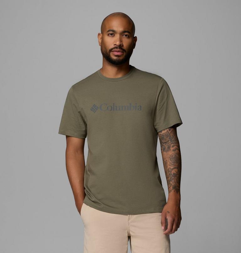 Columbia T-shirt in cotone biologico CSC Basic Logo da uomo 2155001397 verde
