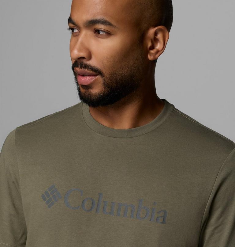 Columbia T-shirt in cotone biologico CSC Basic Logo da uomo 2155001397 verde