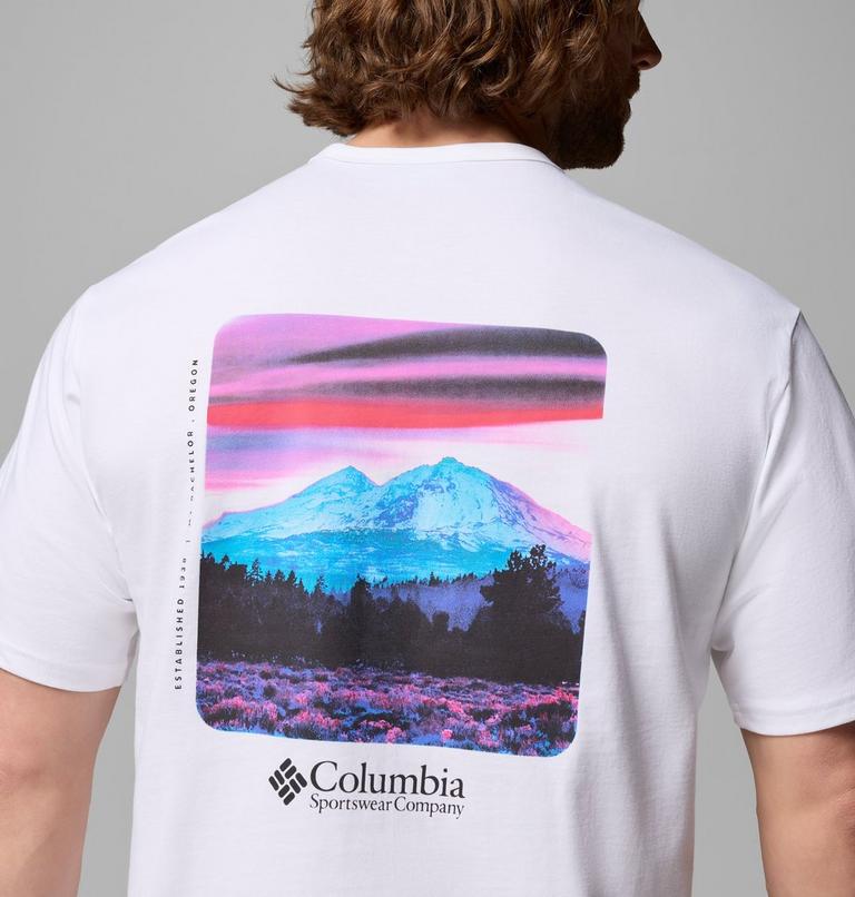 Columbia T-shirt stampata sul retro CSC™ Heavyweight da uomo 2155041100 bianco