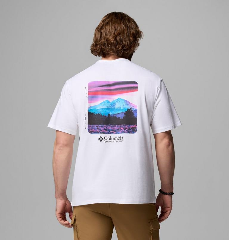 Columbia T-shirt stampata sul retro CSC™ Heavyweight da uomo 2155041100 bianco