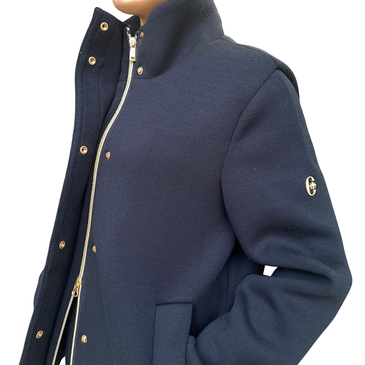 Conte of Florence Giaccone Donna 6531120D Blu 730 - Giacca Invernale Leggera e Calda - dettaglio 