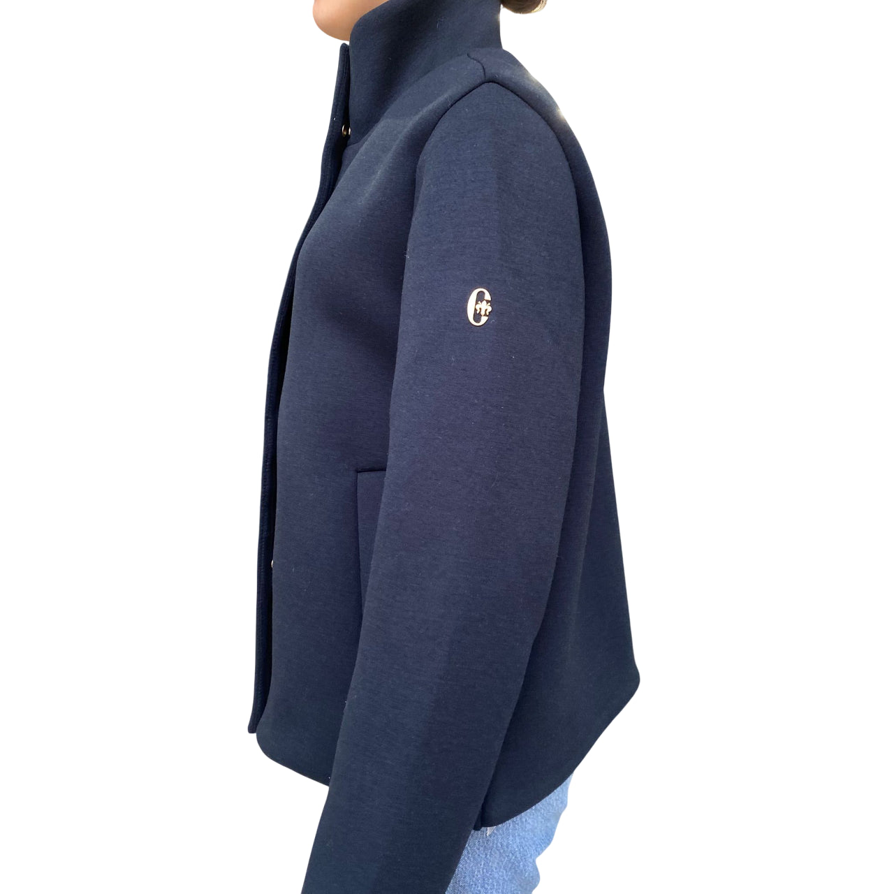 Conte of Florence Giaccone Donna 6531120D Blu 730 - Giacca Invernale Leggera e Calda - laterale