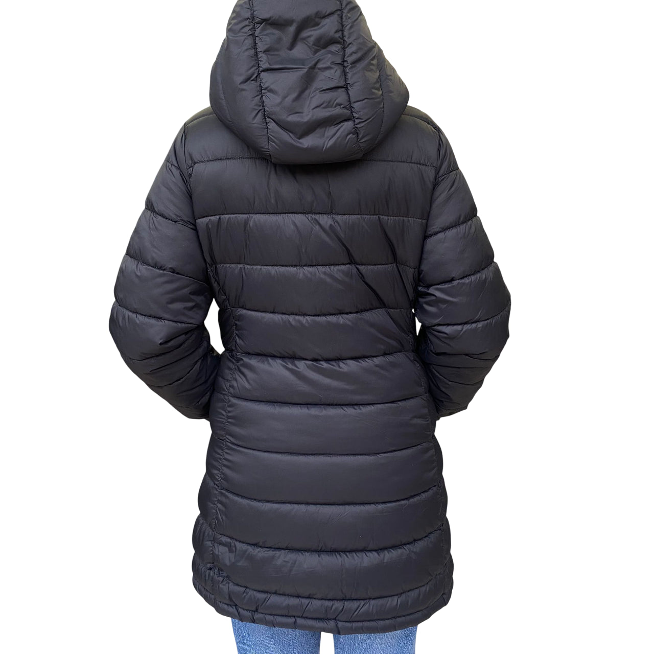 Conte of Florence Giaccone con cappuccio da donna 6532069D 7 Nero - Giacca Invernale Calda e Leggera - retro 