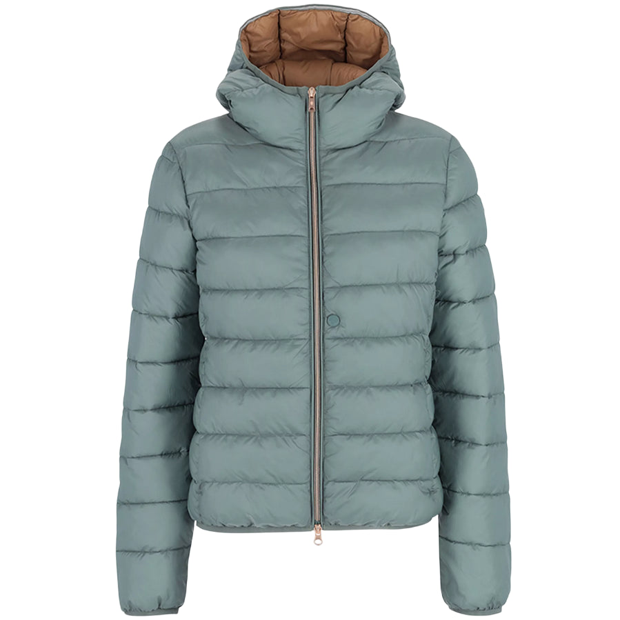 Conte of Florence Giubbotto Donna Imbottito 651119D Verde – cappuccio, caldo, stile elegante