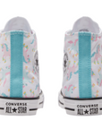Converse scarpa sneakers da bambina alta con laccio Ctas HI 669816C white-multi-white