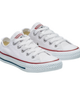 Converse scarpa sneakers da bambini Chuck Taylor All Star Classic Low Ox 3J256C bianco