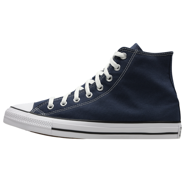 Sneakers Converse All Star Chuck Taylor Classic HI Junior 3J233C blu per ragazzi in tela canvas con design alto, vista laterale 