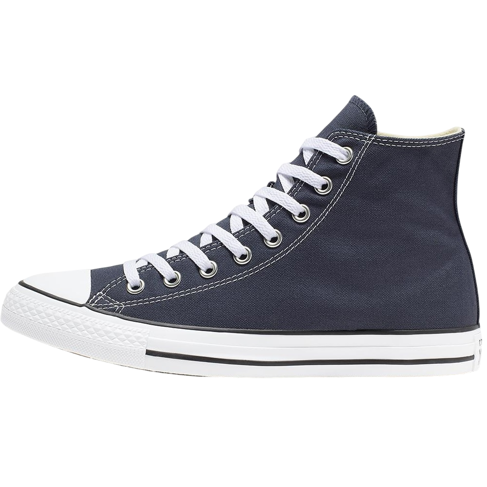 Sneakers Converse All Star Chuck Taylor Classic M9622C blu unisex in tela canvas con design alto iconico, vista laterale esterna
