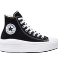 Sneakers Converse All Star Chuck Taylor Move Donna 568497C nere alte in tela con tecnologia Move