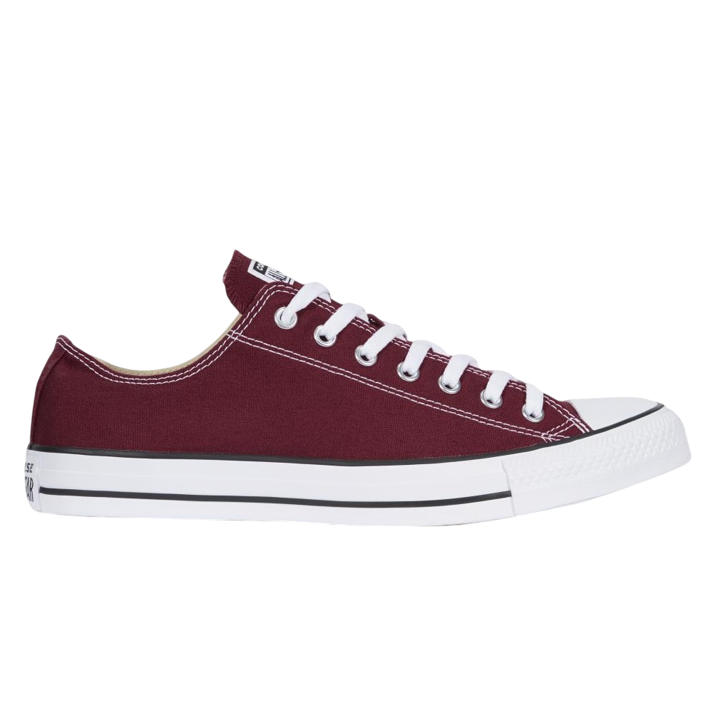 Sneakers Converse Chuck Taylor All Star Classic M9691C marroni unisex in tela, scarpe casual iconiche comode e versatili per uomo e donna, vista laterale
