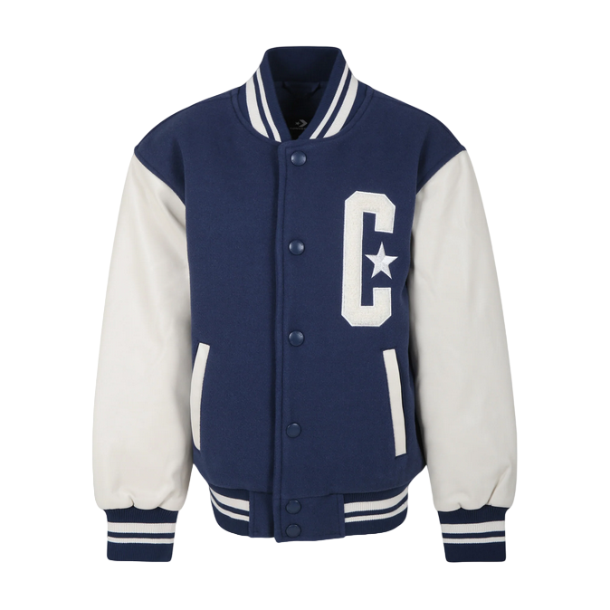 Converse giubbotto felpa Bomber Varsity 9CG132-BFK blu