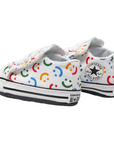 Converse scarpa da culla Chuck Taylor All Star Cribster Easy-On A06353C bianco-fantasia