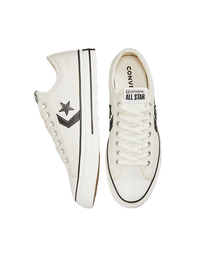 Converse scarpa sneakers Star Player 76 A01608C bianco vintage-nero
