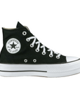 Converse scarpa sneakers da donna con zeppa Chuck Taylor All Star Platform LIFT Hi 560845C nero