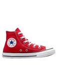 Converse scarpa sneakers da ragazzi in tela Chuck Taylor All Star HI 3J232C rosso