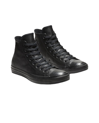 Converse sneakers alta alla caviglia Chuck Taylor All Star Mono Leather CT Hi 132170C nero