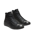 Converse sneakers alta alla caviglia Chuck Taylor All Star Mono Leather CT Hi 132170C nero